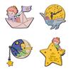 Cute Cartoon Little Prince Moon Star Fairy Tale Enamel Brooch Pin Art Badge Jewelry Decorate Accessories