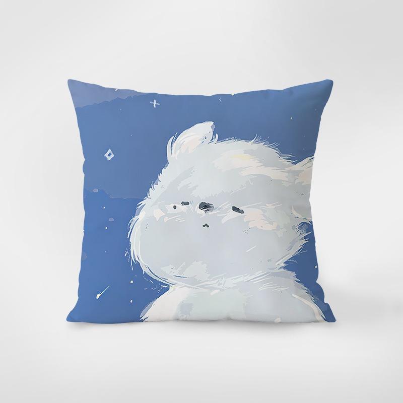 

Милый узор Мультяшная наволочка Внутреннее украшение Офис Гостиная Дом Наволочка 40x40cm