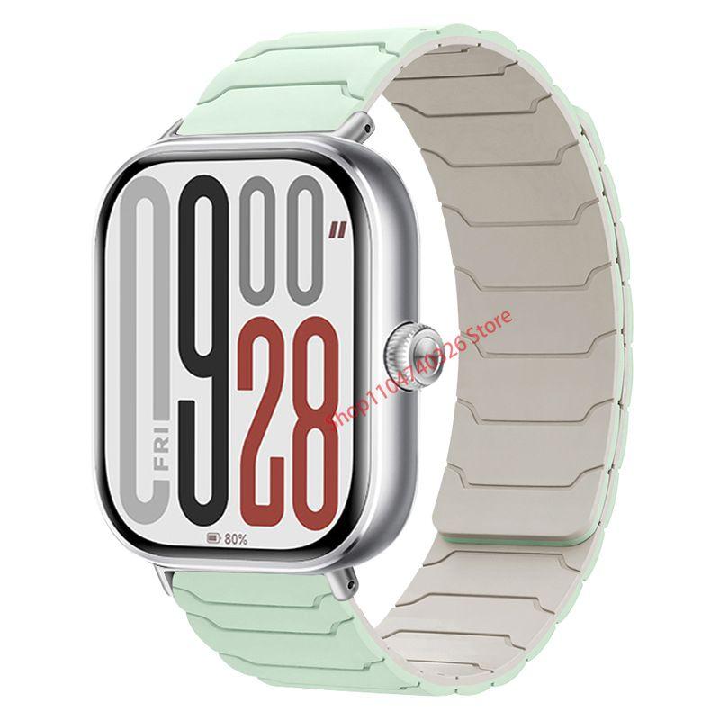 

Магнітний спортивний ремінець для Redmi Watch 5 4 Силіконовий змінний ремінець для Xiaomi Mi Band 9 Pro/Mi Band 8 Pro Аксесуари для браслета For Mi Band 9 8 Pro