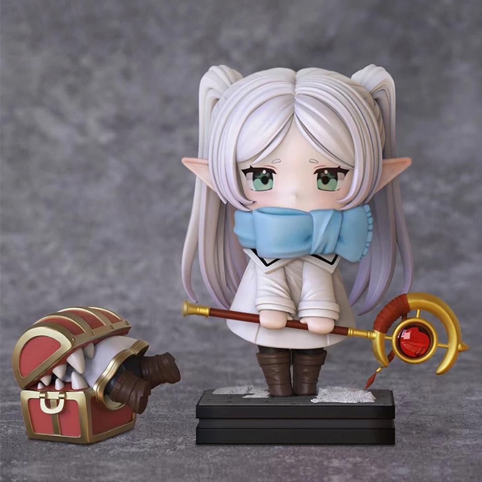 Anime Frieren: Beyond Journey's End Animation Peripheral Anime Model Figure Funeral Lillian Kawaii Desk Decor Toy Gifts