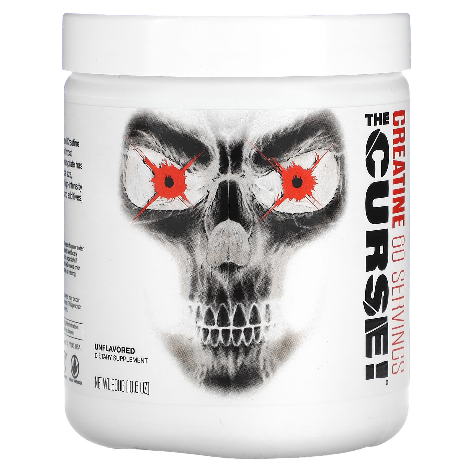 

JNX Sports, The Curse, Creatine, Unflavored, 10.6 oz (300 g)
