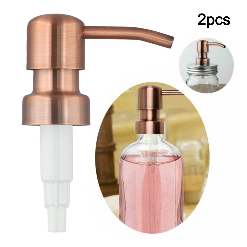 Bird Head Design Soap Pump Replacement for Retro Metal Dispenser Set of 2