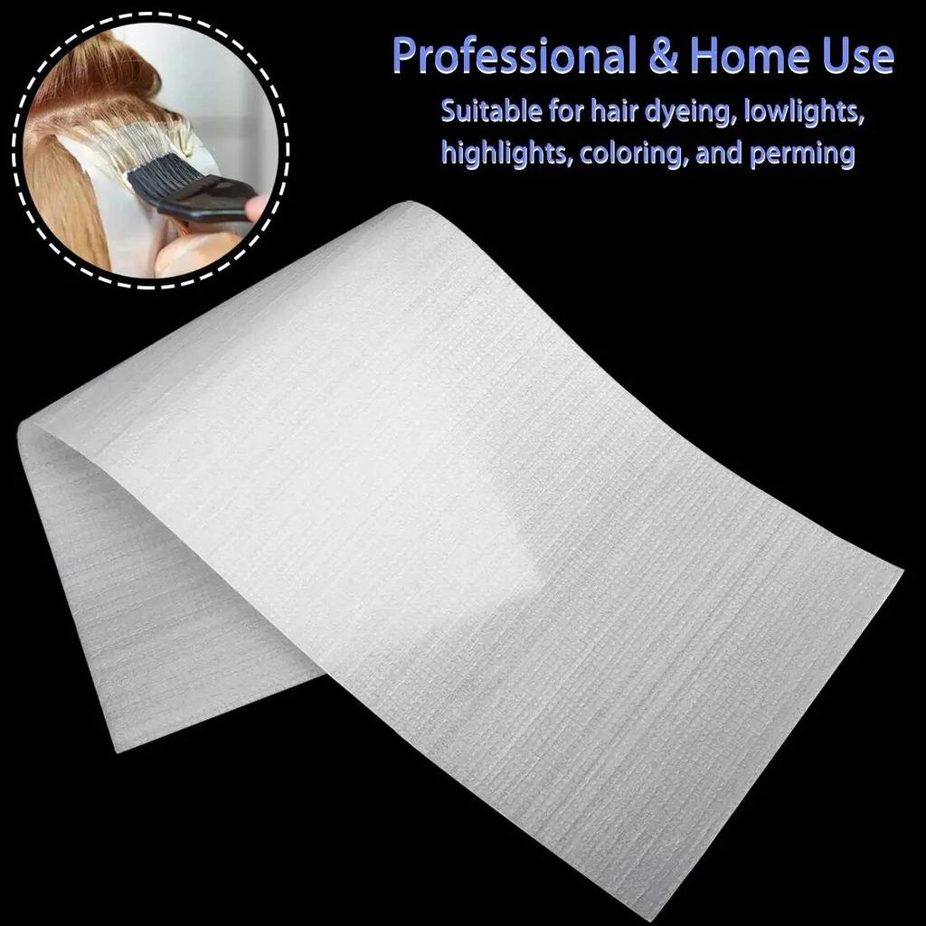 Lot de 50 bandes professionnelles réutilisables en mousse pour salon de coiffure, papier colorant, bandes de mise en évidence pour salon de coiffure, coiffeurs, nouveauté 2025