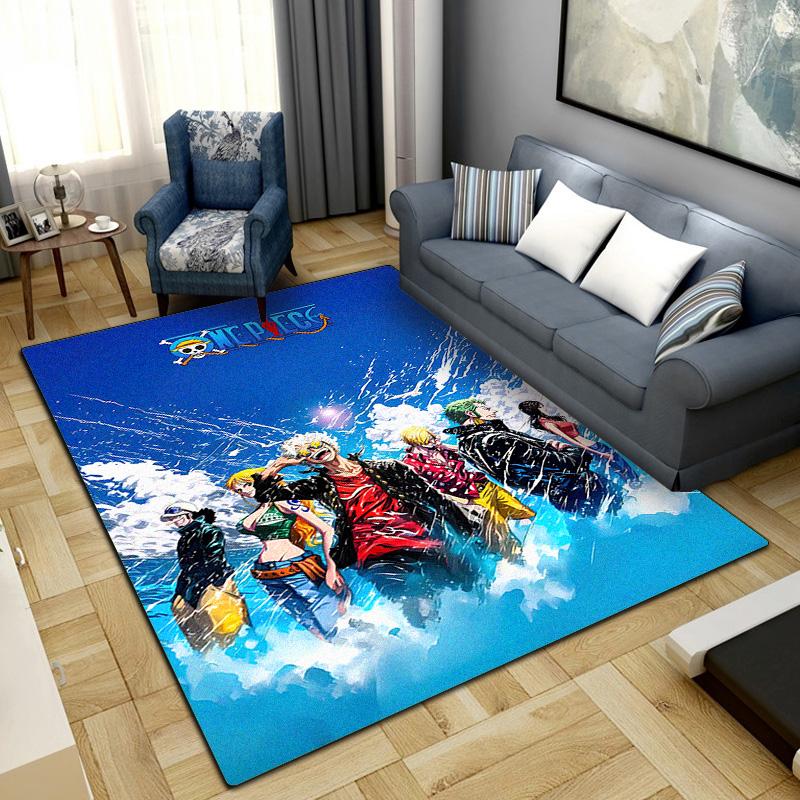 

Anime One Piece Washable Non-Slip Rug Carpet Larget Floor Mat Bedroom Home Decor LXR134 60x90cm