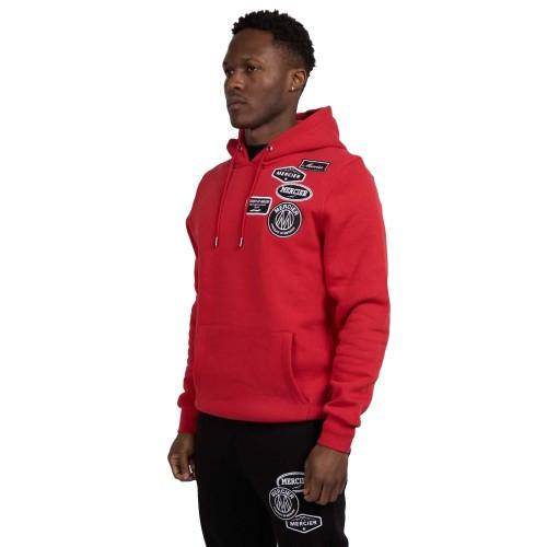 Mercier Mens Mono Badge Hoodie