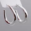 Women's Chunky Open Oval Dangle Earrings for Wedding Party European Vintage Golden Copper Color Geometry Punk Zircon Gift