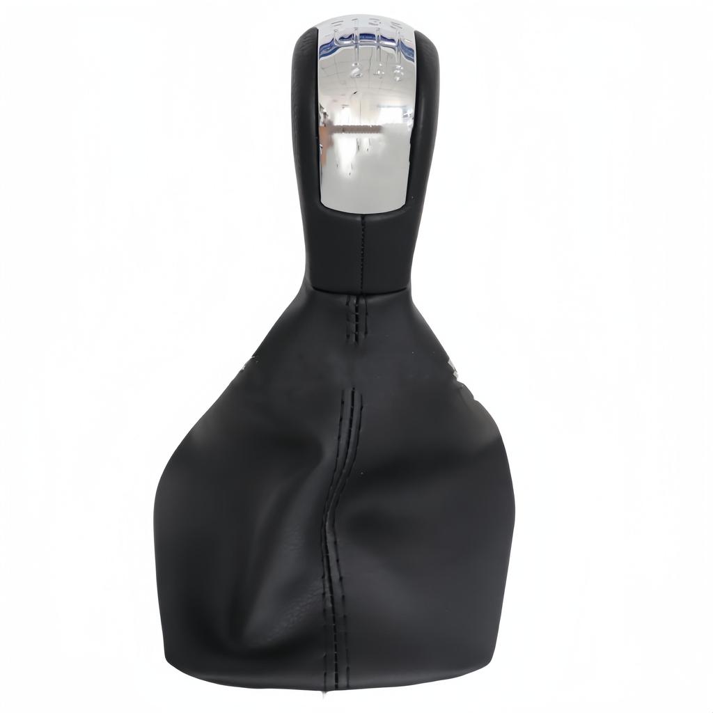Car 5/6 Speed Gear Stick Shift Knob With Leather Boot Collar For Skoda Octavia A5 MK2 A6 Sedan & Combi 2004 2005 2006 2007 2008