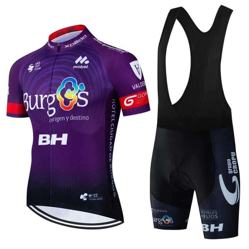 Mens Cycling Jersey Set Breathable Short Sleeve Road Mountain Bike Riding Gear