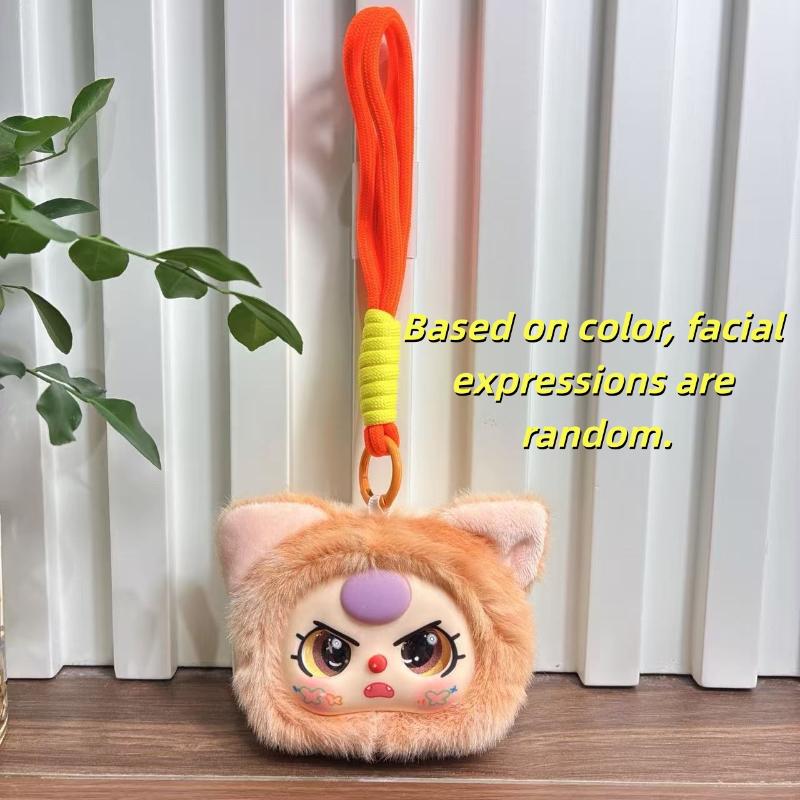 Ciondolo in Vinile Peluche Bambola Morbida Decorazione Borsa Portachiavi Colleziona Giocattoli Cartone Animato Bambola Carina Fascino da Appendere alla Borsa Regalo Sorpresa per Ragazza