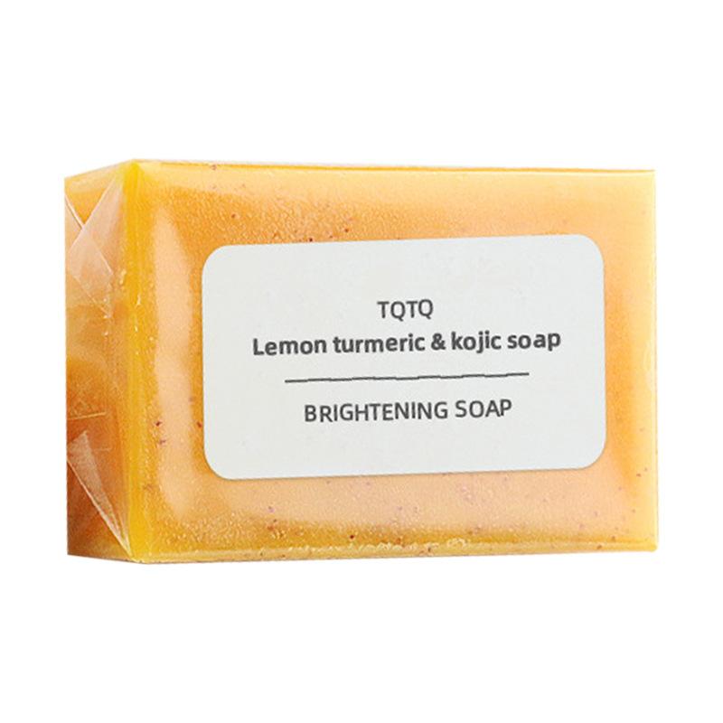 Turmeric Kojic Turmeric Soap Lemon Soap Kojic Acid Soap Ginger Handmade Soap Cleaning Soap