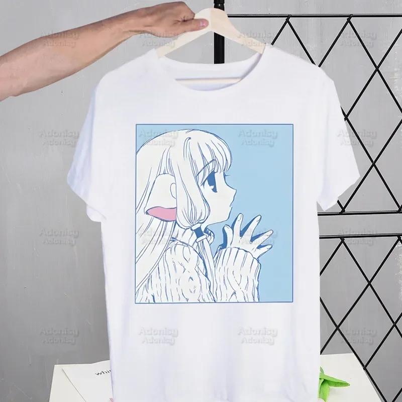 Chobits Chi Men's Tshirt Cute Printing Shirt Mens Fashion T-Shirt For Men Casual Tops Short Sleeve