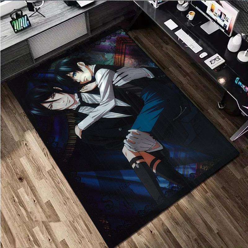 Black Butler Rug - Home carpet Office Decorative Carpet For Living Room Bedroom Door Mat Floor Rug Computer Chair Area Rug