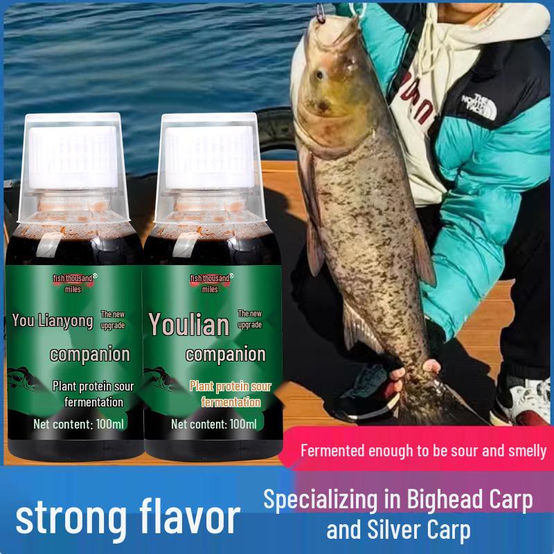 Silberkarpfen und Graskarpfen Angelköder-Attraktivstoff - Köderzusatz für Schwarze Teiche und Naturwasser