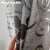 1PC NAPEARL Classical Flower Jacquard Hook Type Short Tulle Sheer Curtain for Bedroom Window
