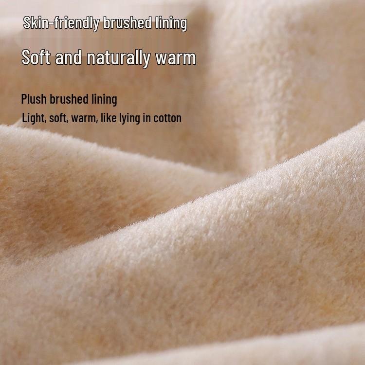 Sentimental Cat Women's Warm Vest with Chest Pads, Cashmere Silk, Enhances Bust, Autumn/Winter Slim Fit Innerwear