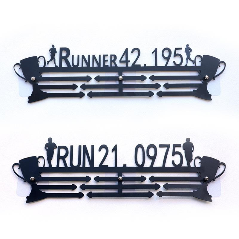 Gold/Black Medal Hanger Display Holder Rack for Marathon Running Medal Display Holder for Wall Medal Display Hanger Award Hange