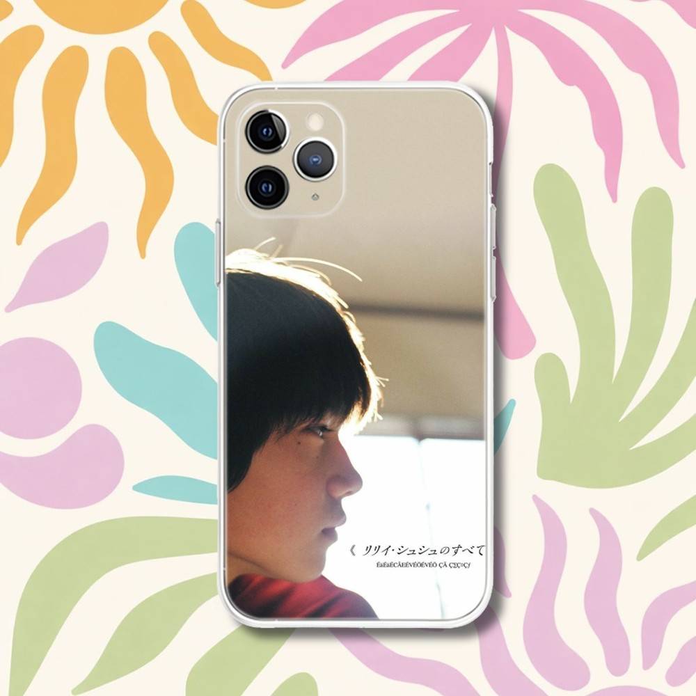 A-All About Lily Chou-Chou Phone Case For iPhone 17,16,15,11,12,14,13 Pro Max Plus Mini X,XS,XR,7,Air Transparent Cover Fundas