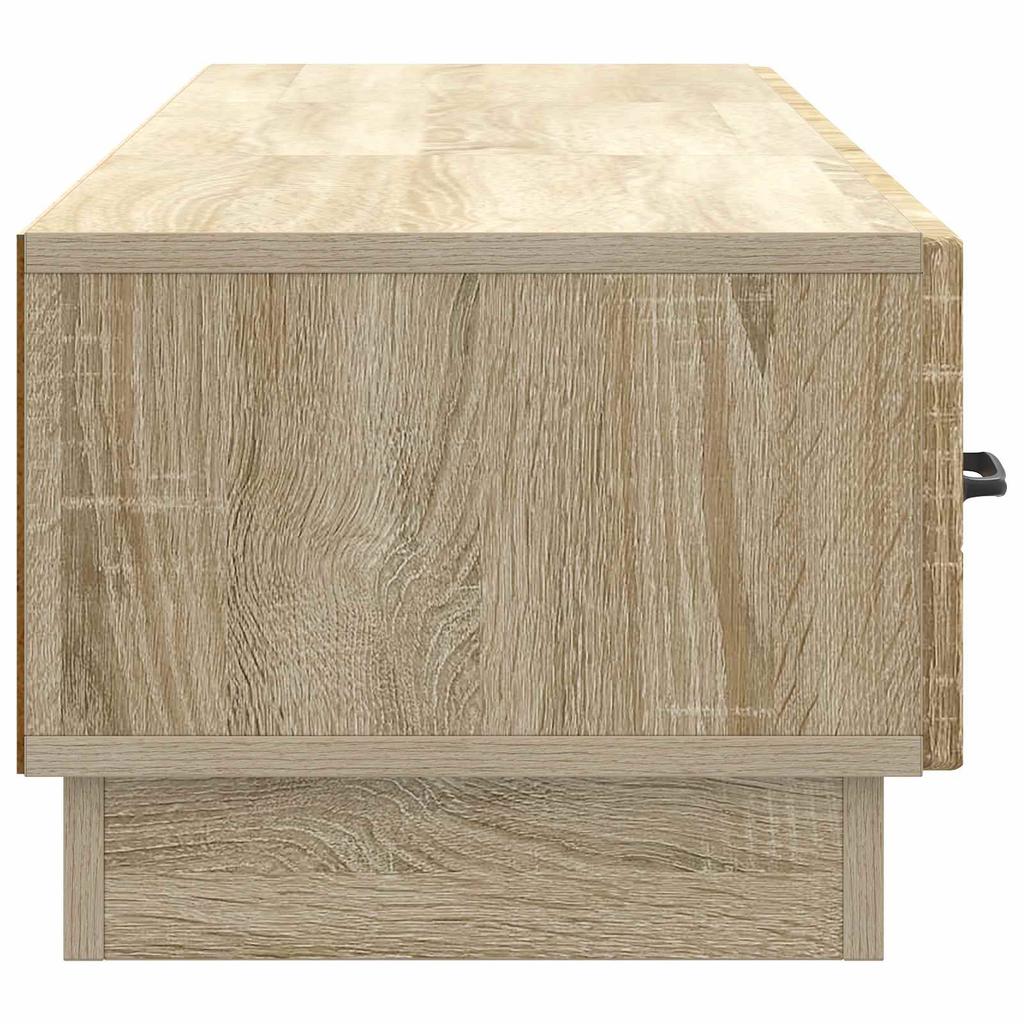 TV Stand in Sonoma Oak Finish 147 x 34.5 x 27 cm Particleboard