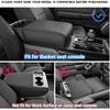 Center Console Cover Compatible With    2024 2025 Ford F150, Fully Covered Anti-Scratch Armrest Cover For Car, Middle Console Cover Interior