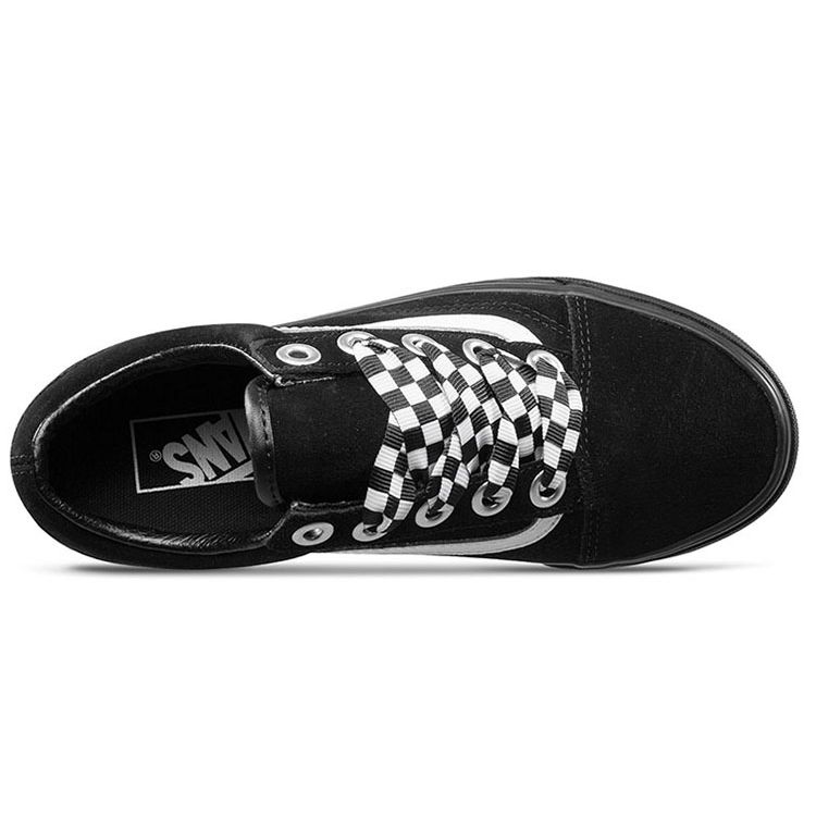 Vans Old Skool Low Top Casual Sneakers Womens Black And White VN0A38G1VR1