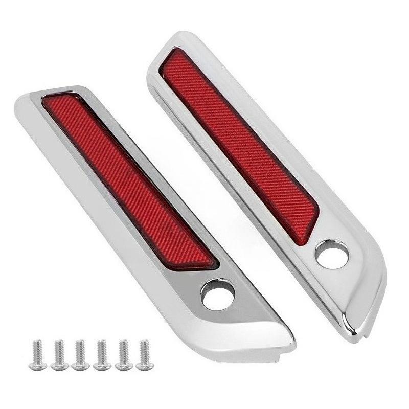 Motorcycle Side Box Lock Cove Side Box Decorative Cover for Harley Davidson Grand Glide Road Wang Street Glide 2014-2024 2025