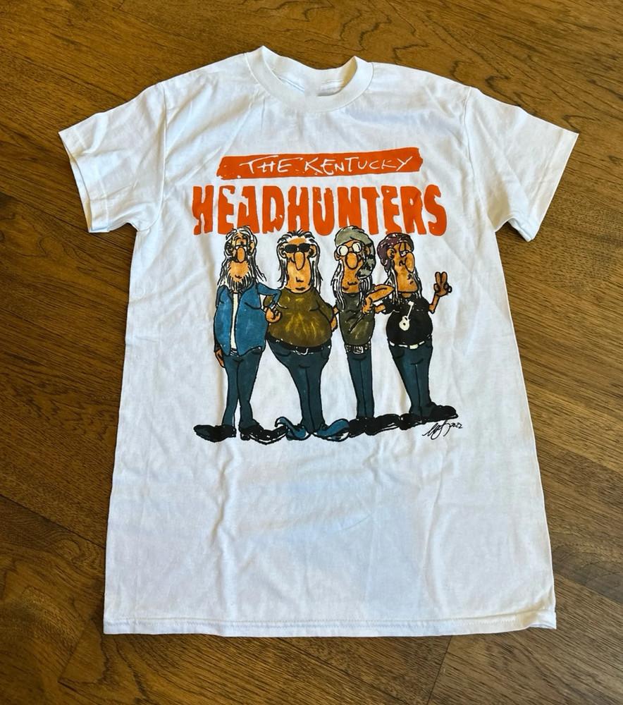 The Kentucky Headhunters Band Funny T Shirt Cotton White All Size UR798 Unisex T-Shirt XL