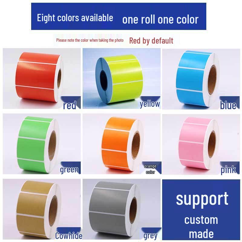 Waterproof Custom Thermal Barcode Labels: Multi-Spec, Self-Adhesive, Anti-Counterfeit Stickers