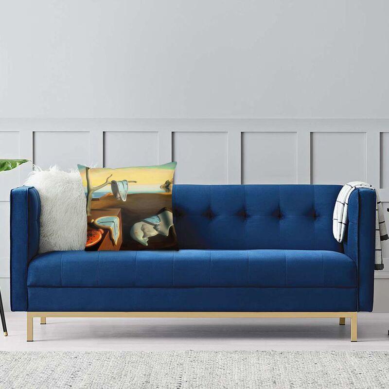 Posiadanie Pamięci Poszewka na Poduszkę 45x45cm Obraz Salvadora Dalego Sztuka Aksamit Urocze Poszewki na Poduszki na Sofę Wystrój Domu