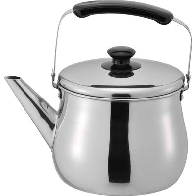 Wahei Freiz Wide Mouth Induction Stainless Kettle, 4L, Compatible, Steel, Lilakan, RB-1271