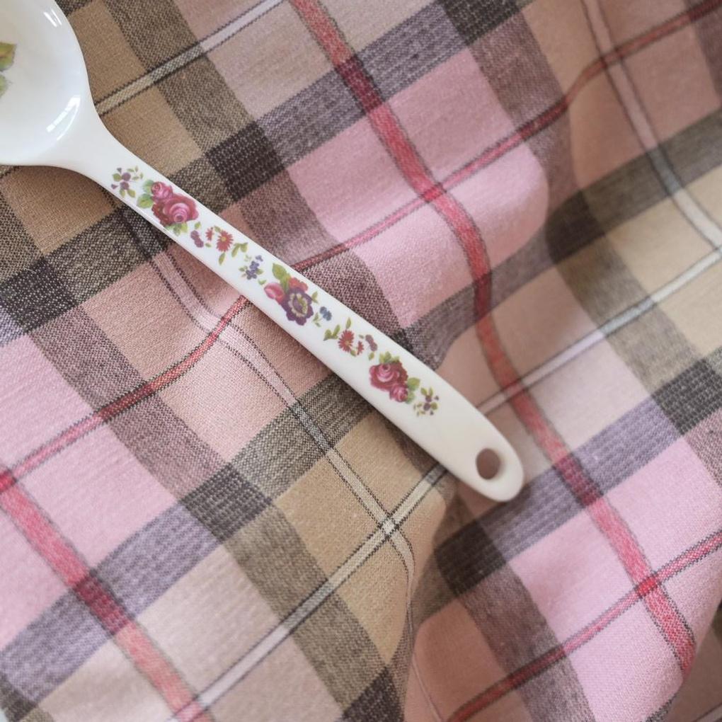 Vintage Flower Melamine Cereal Spoon
