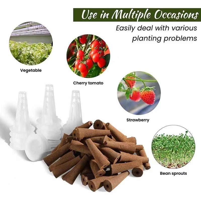 20/50Pc Soilless Seed Grow Nursery Pot Root Starter Hydroponic Soils Seedling Tray Pods Kit Agricultural Growing System Supplies Set