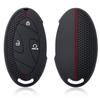 For Hyundai Kona Ioniq Santa Fe MX5 Tucson 2025 StubHub 2024 Silikon Bil Fjernkontroll Nøkkel Etui Kappe Deksel Skall Nøkkelring Fob Holder