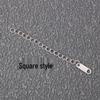 Adjustable Stainless Steel/Titanium Jewelry Chain Extender for Bracelets, Chokers, and Anklets