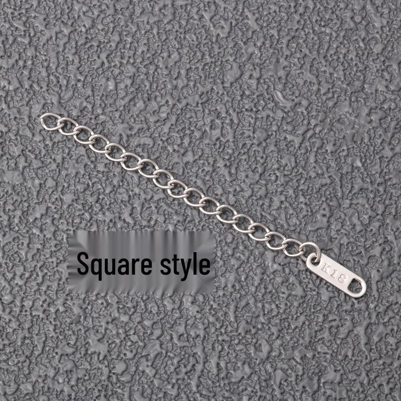 Adjustable Stainless Steel/Titanium Jewelry Chain Extender for Bracelets, Chokers, and Anklets