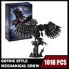 MOC Technische Gotische Mechanische Dieren Donkere Kraai Model Bouwstenen Assemblage Bakstenen Speelgoed Desktop Ornamenten Kinderen Volwassenen Cadeaus
