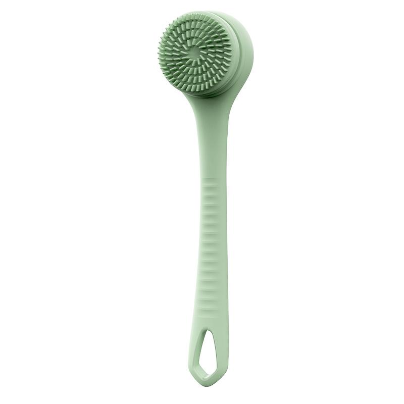 Wireless Smart Electric Bath Brush with Long Handle, Waterproof & Automatic Scrubber for Back and Body