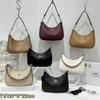 Koujia's neue Damen-Tasche teri bedruckte Halbmond-Achseltasche Halbmond-Tasche Schulter-Umhängetasche Handketten-Mahjong-Tasche