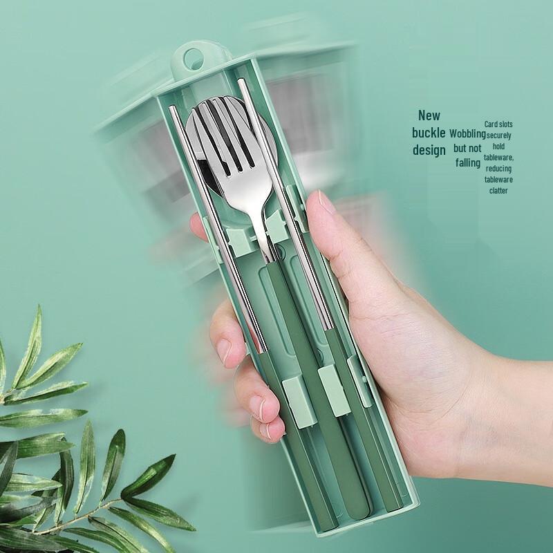 Portable 304 Stainless Steel Travel Cutlery Set