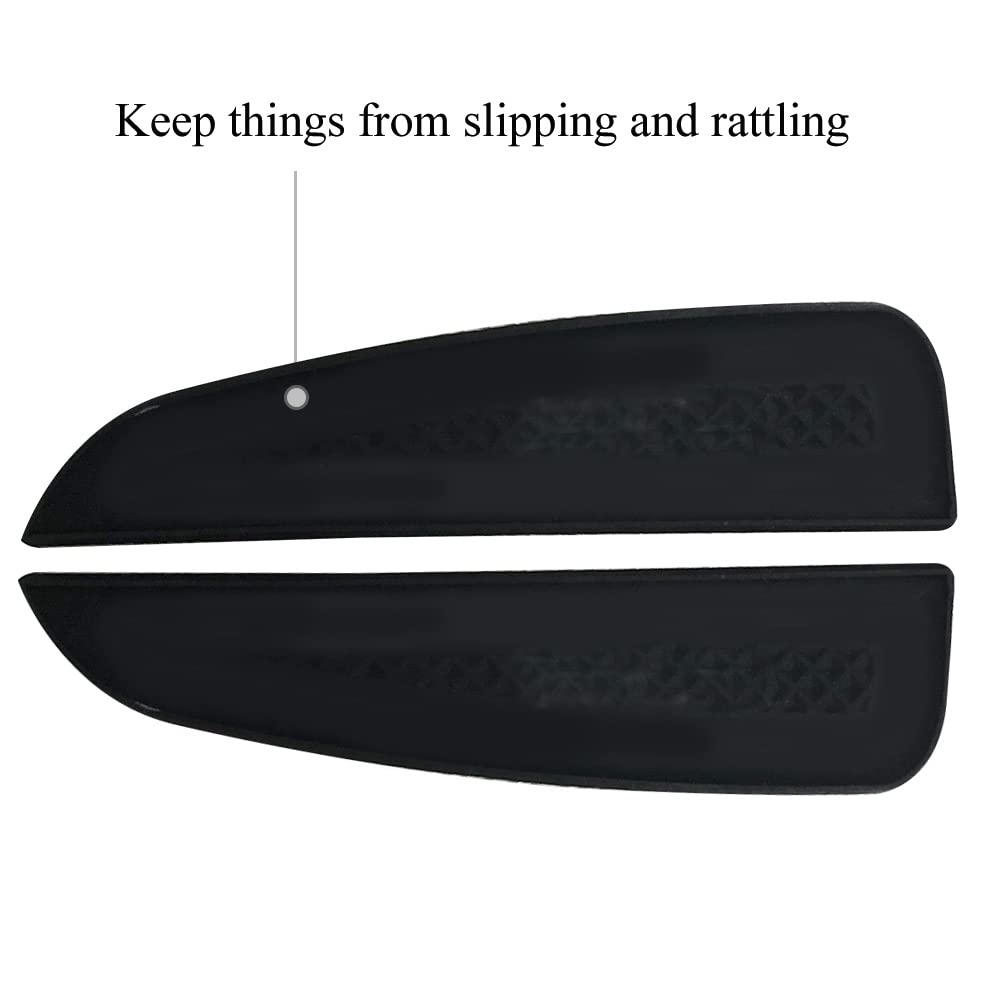 Vesul Black Front Row Door Side Storage Box Handle Armrest Phone Container for Volvo