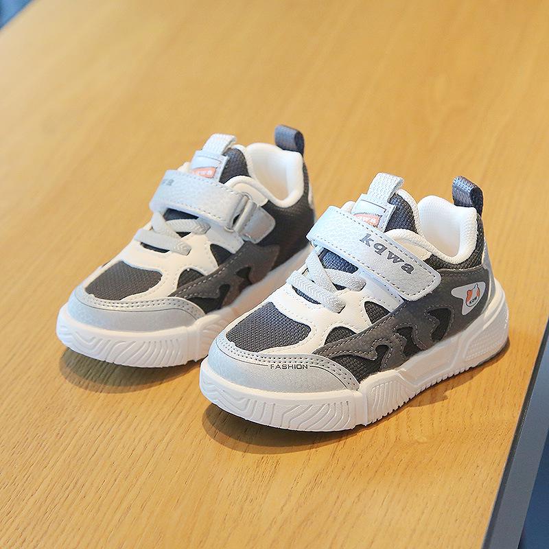 2023 Autumn Kids' Sports Shoes: Soft Soles & Breathable Design for Boys & Girls Ages 1-3