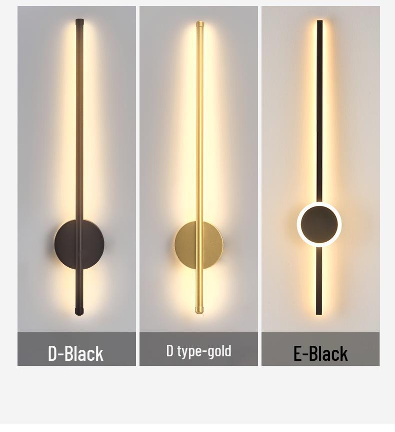 Creative Minimalist LED Wall Light for Hallway, Bedroom, Living Room, Study, and Staircase
