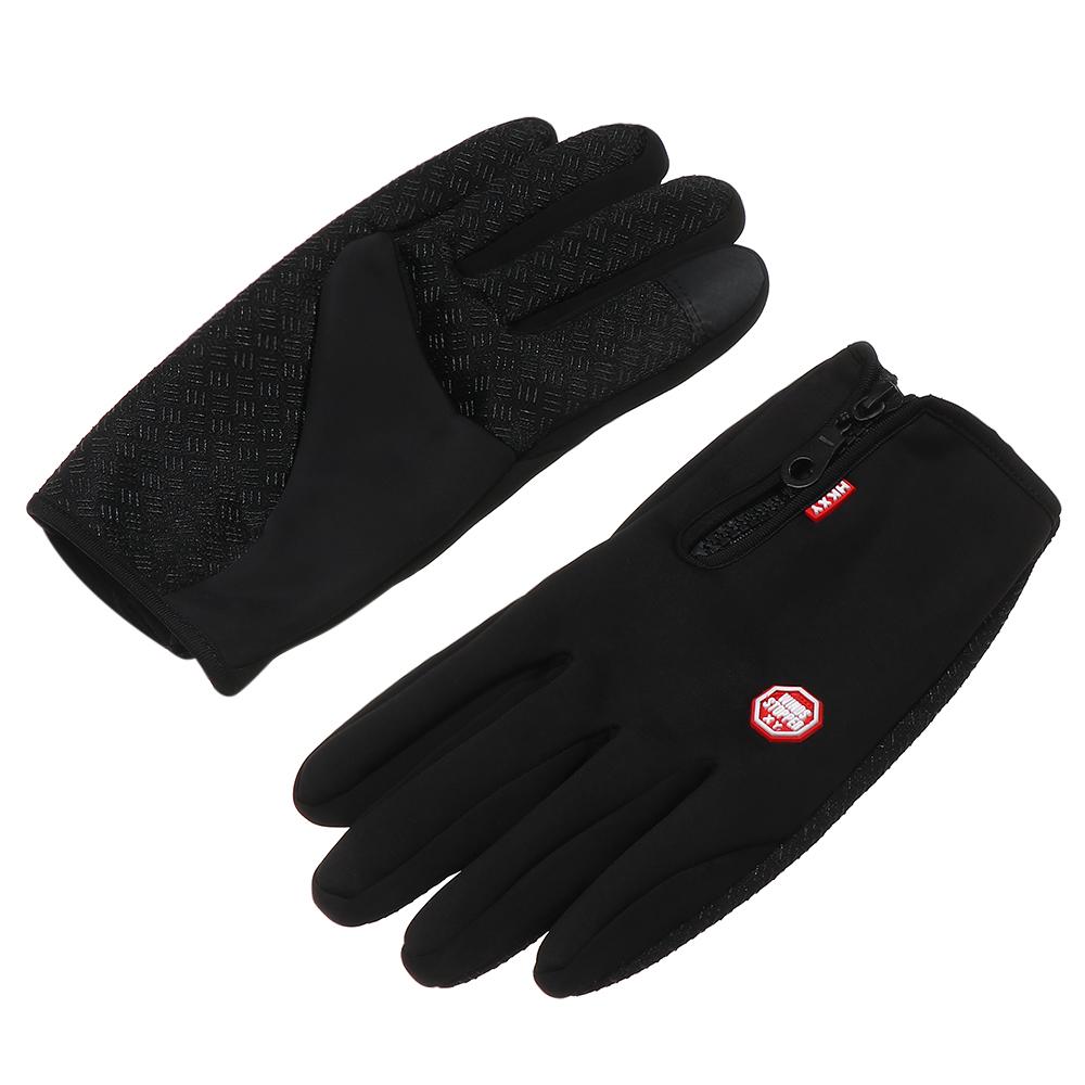 Anti-slip Cold Weather Men Touch Screen Mitten Cycling Gloves Ski Gloves Winter Warm Gloves