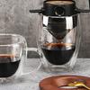 Ergonomic Retractable Ergonomic Coffee Filter Retractable Plastic Stable Even Filtration Coffee Strainer