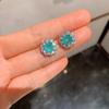 Jewelry Classic Color Treasure Simulation Paraiba Jewelry Set
