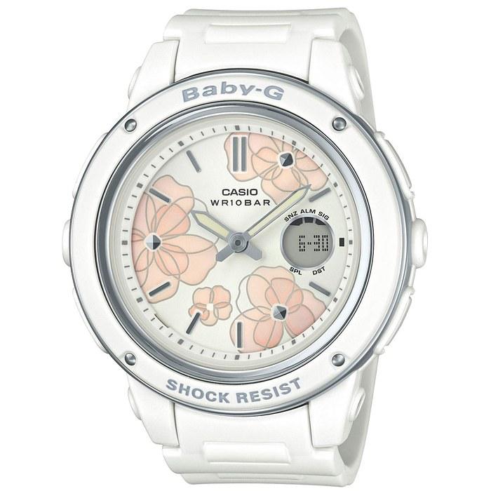 [Casio] Baby-G Watch BGA-150FL-7AJF Women s White Floral Dial
