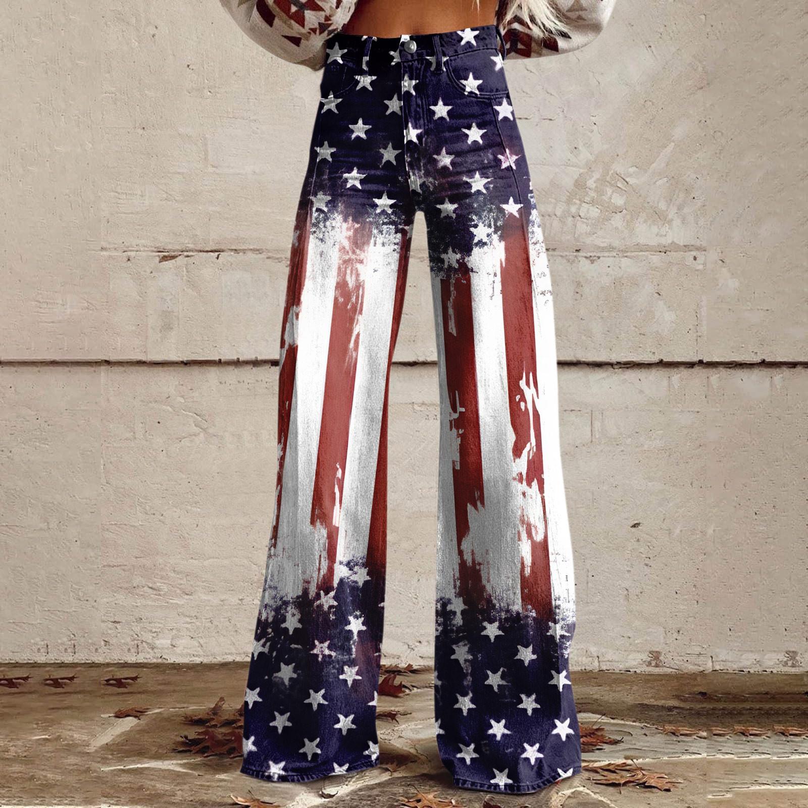 

Широкие расклешенные джинсы для женщин с карманами, мешковатые брюки с винтажным цветочным принтом и высокой талией, свободные брюки XL