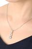by Yumi Pearl Cubic Zirconia Yumi sienne Magnetic Necklace Set for Stiff Promote Blood Managed Medical Made in Japan [MIONO] [Produced Katsura] Women,