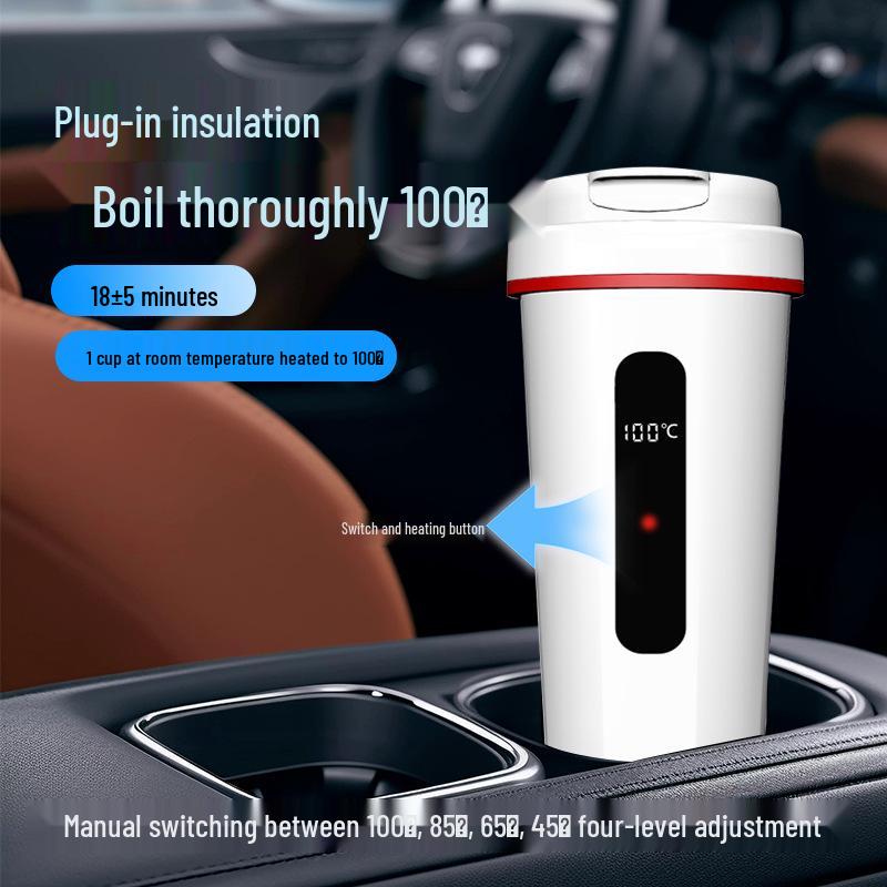 Universeller Reise-Autokocher aus Edelstahl 12V/24V