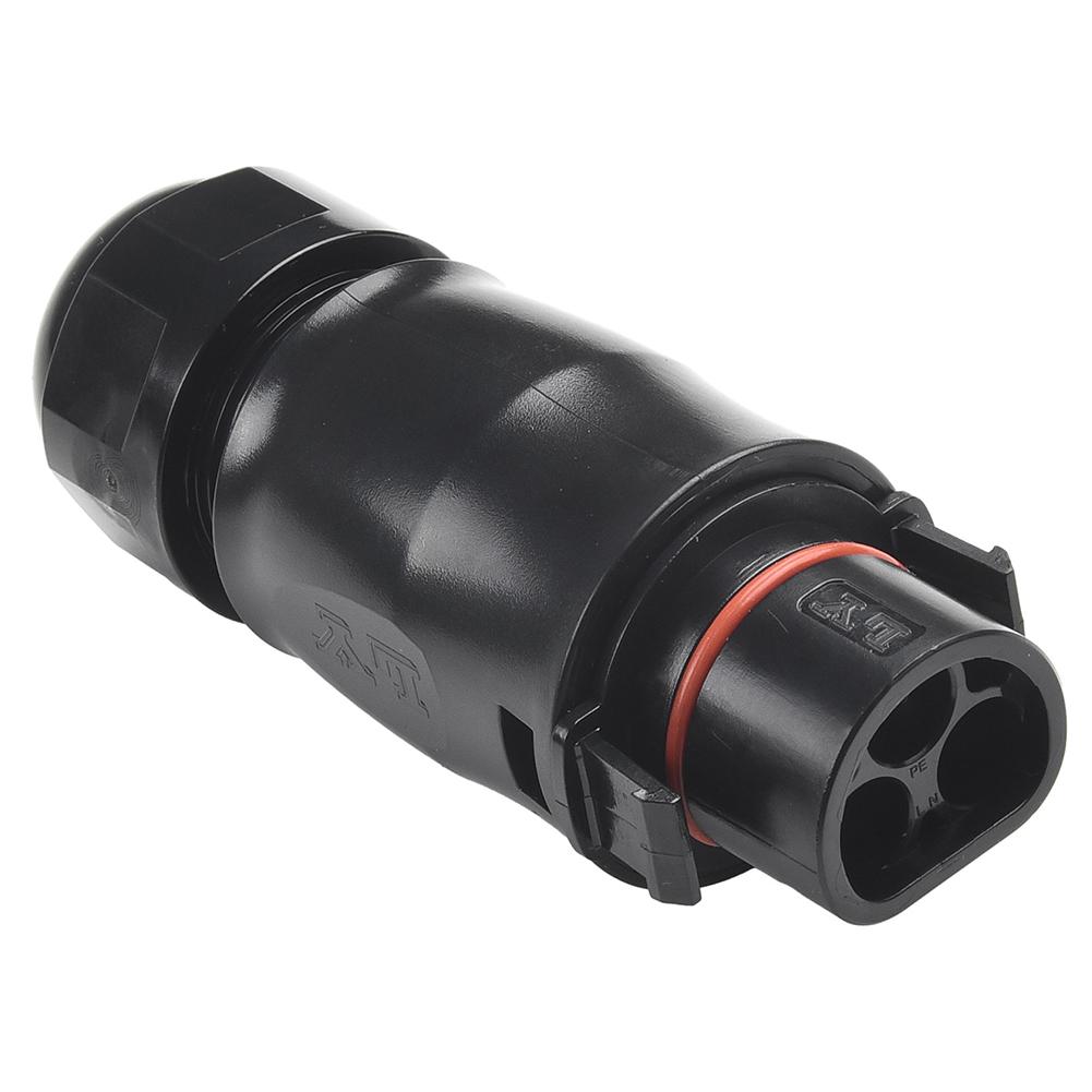 3 Pin Connector AC Male For Deye LY01 Connector Connection Cable Inverters Of M60/M80 Series PV Panel Power Setup Adapter