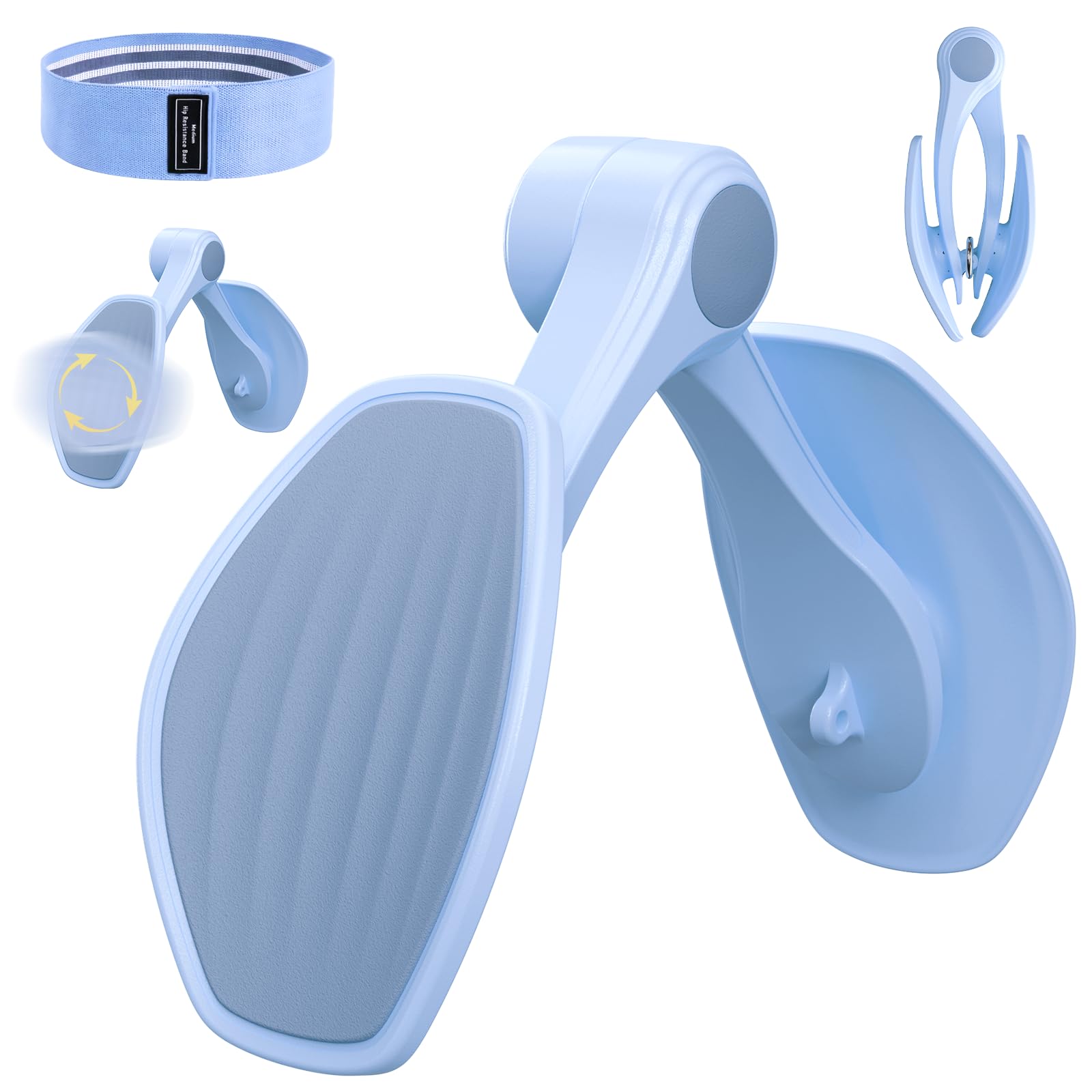 Physical Therapist-Supervised Adductor Training [Industry First! No Assembly Required & 360° Rotating Panel] Pelvic Floor Muscle Training Viangs Stren